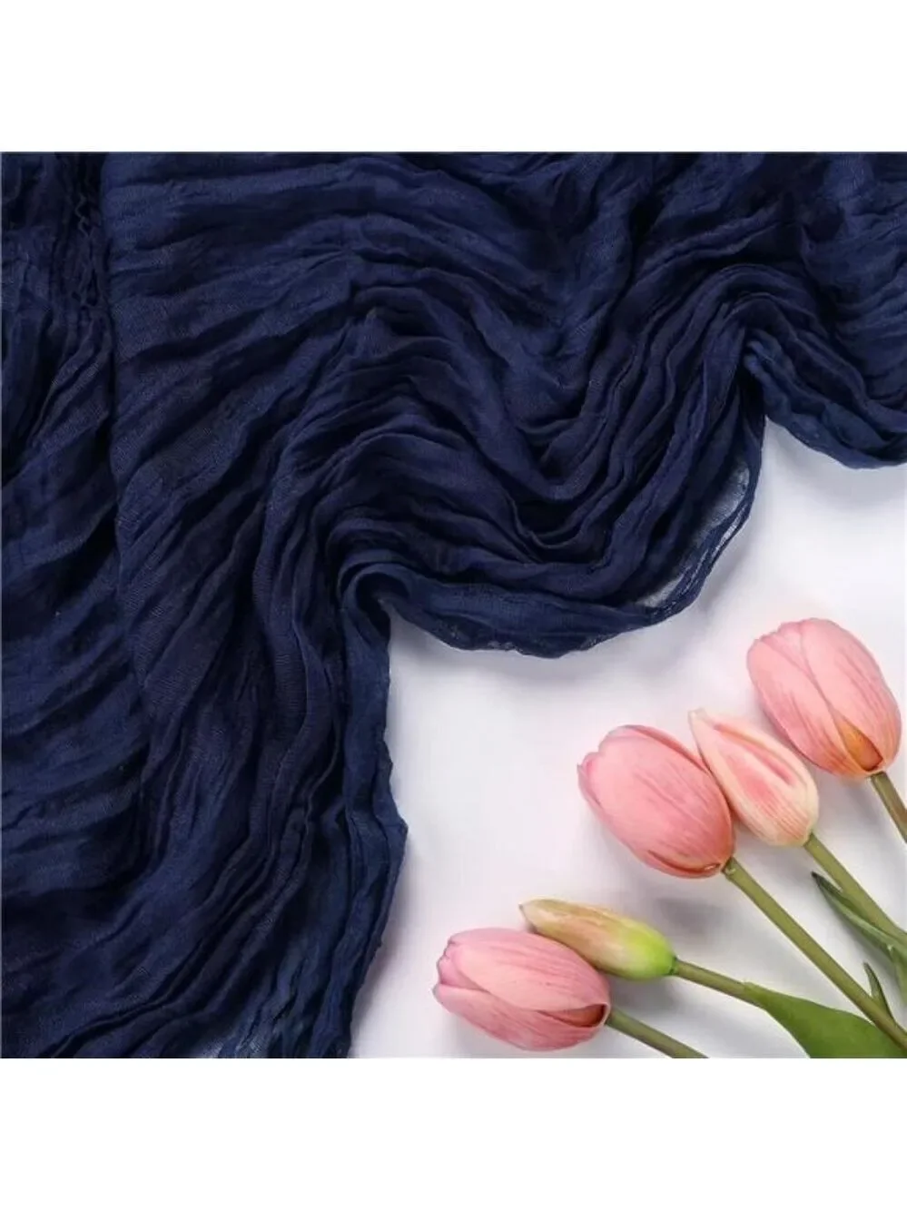 6 pack navy blue cheesecloth table runner 10ft gauze fabric wedding party decor